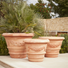 Arezzo Large Italian Terracotta Pot multi product shot with different size pots