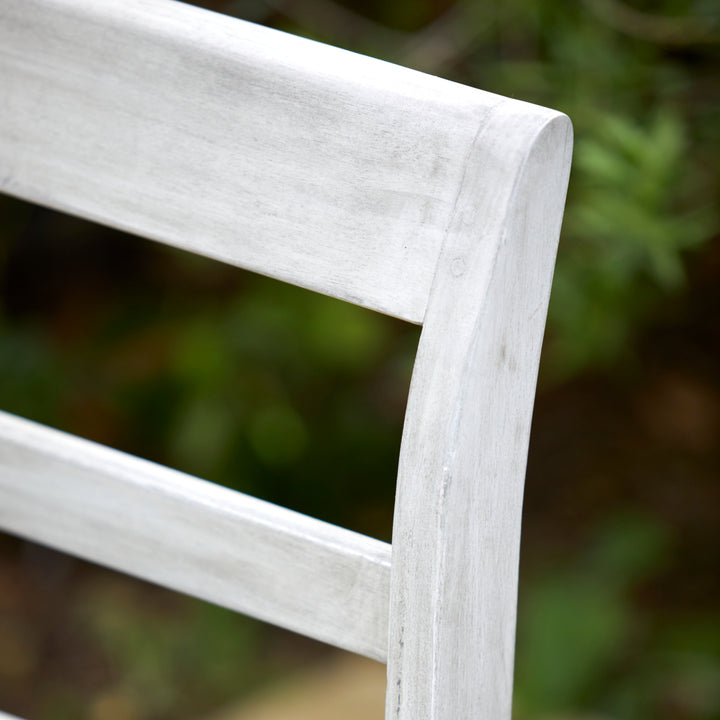 Smoothly finished wooden armrest of the Repton Queen Bench, showcasing its timeless craftsmanship.