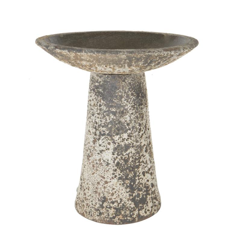 Garden Stone Salt Glaze Bird Bath 