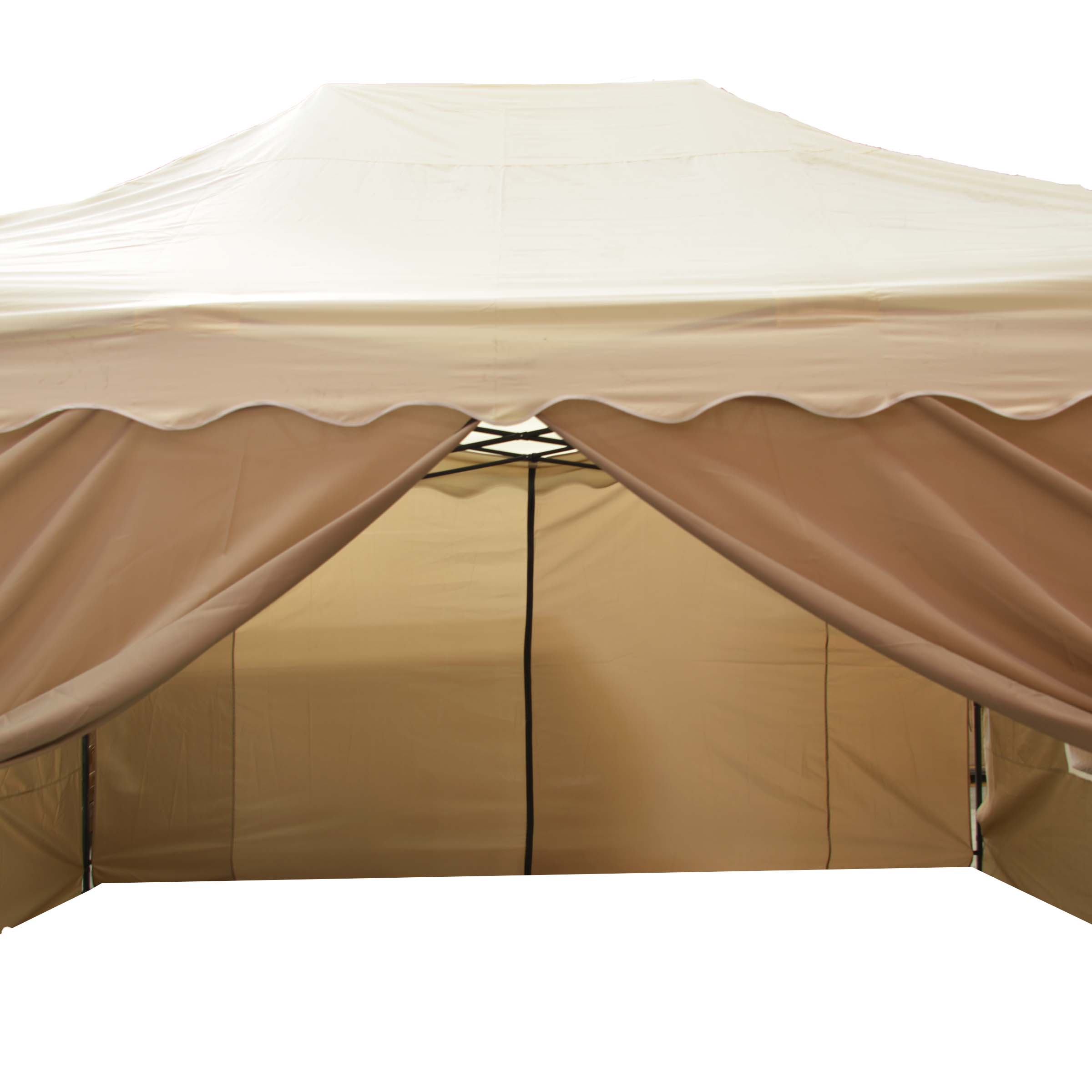 3m x 4.5m Heavy Duty Permanent Gazebo with Sides & Roof | Gardenesque