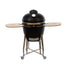 large black kamado barbecue grill